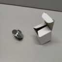 Universal Lift n Turn, (Twist Close) Bath Tub/Bathtub Drain Stopper Includes 3/8" and 5/16" Fittings (No Hair Catcher, Chrome)