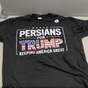 Persians for Trump, XL, T-shirt, Black