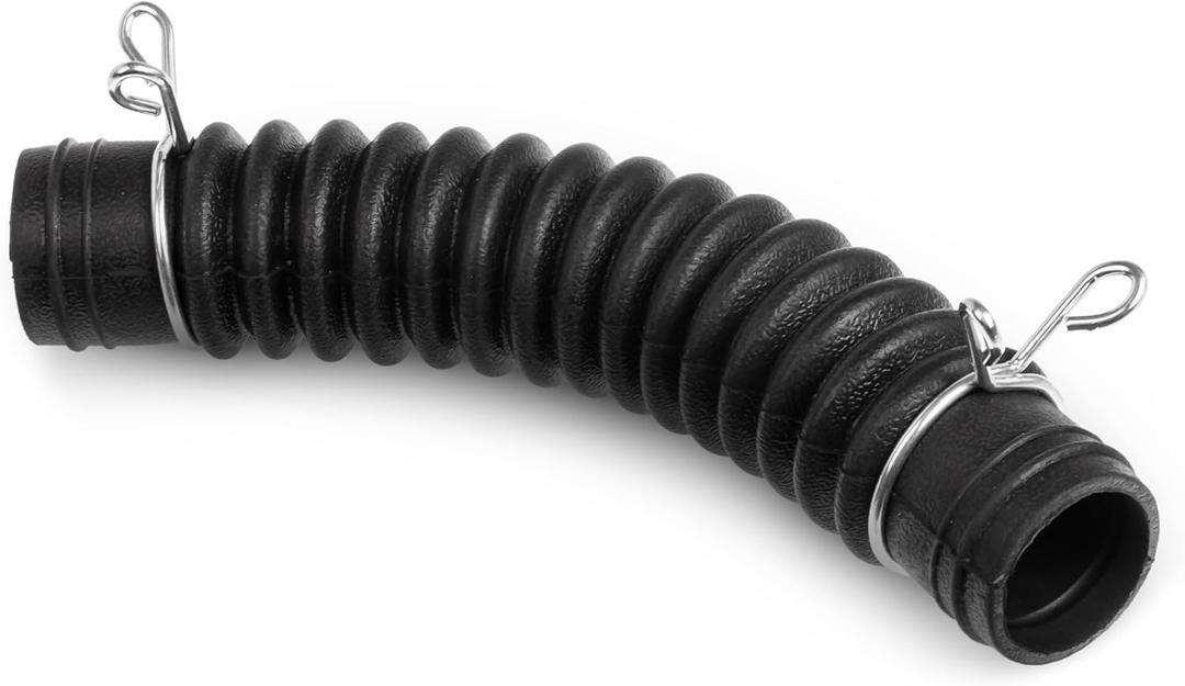 BlueStars AEM73213001 Washer Drain Hose Compatible with LG Washing Machines Replaces 2134394 5251FA1699P AH3617213 EA3617213 PS3617213 Tub-to-Pump Drain Hose with Stainless Steel Hose Clamps