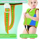 OMYAFL Toddler Swim Vest Kids Floaties Boys Girls Swim Float Jacket Buoyancy Swimwear (Green, Medium(2-4yrs/33-45lbs))