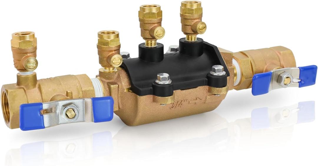 34-350 3/4" 350 Double Check Backflow Preventer,3/4 double check valve backflow preventer,Double Check Valve Assembly,Modular Design, Prevent Backpressure and Backsiphonage