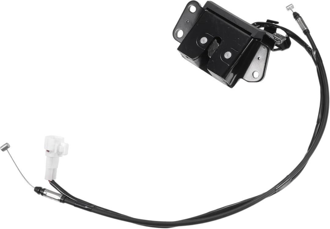 X AUTOHAUX Replacement Rear Liftgate Door Lock Actuator with Cable for Toyota 4Runner 1996-2002 Tailgate Latch Assembly No.6935035020 Black Silver Tone