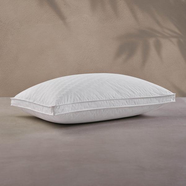 Sobel Westex Hotel Sobella Soft Side Sleeper Pillow | Luxury Hotel & Resort Quality, 300TC 100% Cotton | Down-Like Fill, Gentle Support, Plush, Queen (1 Pack)