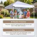 SCOCANOPY Replacement Top with Air Vent for 10x10 Canopy Frame, Canopy Cover ONLY, (Grass Green)