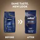 Lavazza Super Crema Whole Bean Coffee, Medium Espresso Roast, Arabica and Robusta Blend, 2.2 lb Bag, (Pack of 6) (EXP 03/30/28)