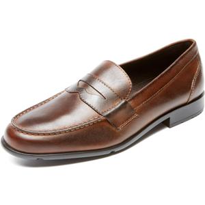 Rockport Men's Classic Lite Penny Loafers (10.5, Dark Brown)