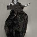 44 Inch Inflatable Grim Reaper Coffin Cooler Halloween Party Supplies 120+ Cans Large Capacity Inflatable Drink Holder for Indoor Outdoor Home Halloween Birthday Party Decorations, Black