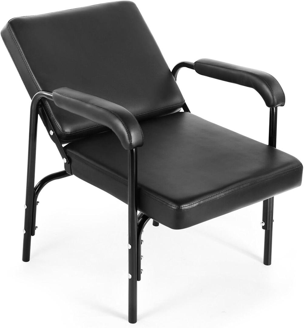 Shampoo Chairs Reclining Shampoo Chairs for Salon Barber Chair Hair Stylist Chair Auto Recline Salon Chair Spa Beauty Equipment for Hair Stylists, Tattoo Artists, Cosmetologists (Black)