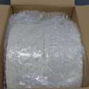 U-QE 100 Count 9 Inch Ivory Plastic Plates for Party - Scalloped Disposable Dinner Plates - Premium Hard Fancy Disposable Heavy Duty Party Supplies for Birthdays, Celebrations, Weddings and Events