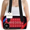 Cordless Red Light Therapy for Hands & Wrists, Dual-Hand Infrared Therapy Muff with 80 Dual-Wavelength LED Beads (660nm & 850nm), 5 Therapy Modes, 3000mAh Battery for Full-Coverage Pain Relief