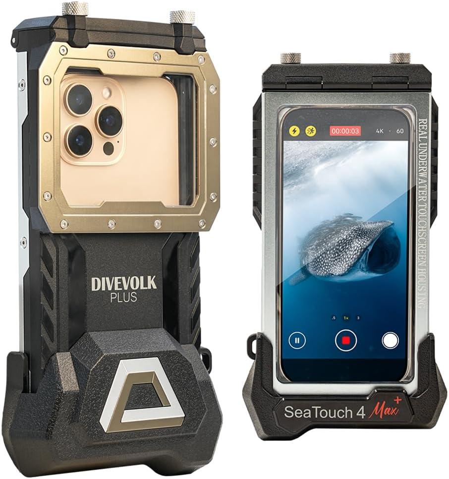 DiveVolk SeaTouch 4 Max Plus Underwater Smartphone Housing Black
