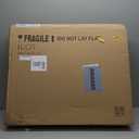 Premium Solid Wood Display Case, 22" x 28", Plexiglass Front, Linen Background, Black Finish