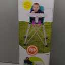 Bright Starts Pop 'N Dine Portable High Chair, Indoor/Outdoor, BPA Free Tray, Easy to Fold, Unisex, Teal, 6 Months +