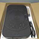 Vibration Plate Exercise Machine, OVANZA Whole Body Vibration Plate for Lymphatic Drainage, Burns Fat, Helps Toning, Weight Loss Shaping Wellness for Home Training Equipment, 1pcs