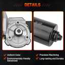 55077859AB Front Windshield Wiper Motor Compatible with 2007-2018 Jeep Wrangler JK 3.6L 3.8L 602-105AS 602105AS 55077859AD 55077859AC