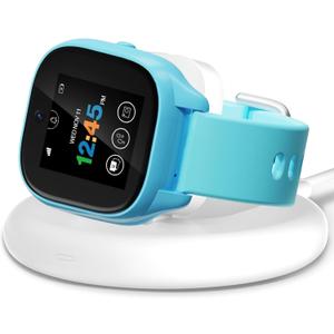 Charging Stand Compatible with Gizmo Watch 3/2/1, Foldable& Portable Wireless Magnetic Charger Accessories with 3.3 Feet Charging Cord (Not for Gizmo 3 Adventure) (White)