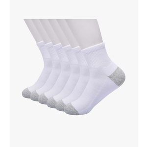 GAP Men's Original Core Quarter Cut, 6-Pack Adult Ankle Socks, Soft & Stretchy.