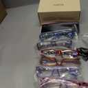 Gaoye 2.0 Reading Glasses for Women, 6 Pack Fashion Readers, Spring Hinge Eye Glasses, Blue Light Reading Glasses, +2.0