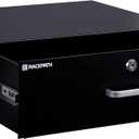RackPath 3U Rack Mount Drawer for 19 Inch AV/Network/DJ Equipment Racks or Cabinets with Lock and Key