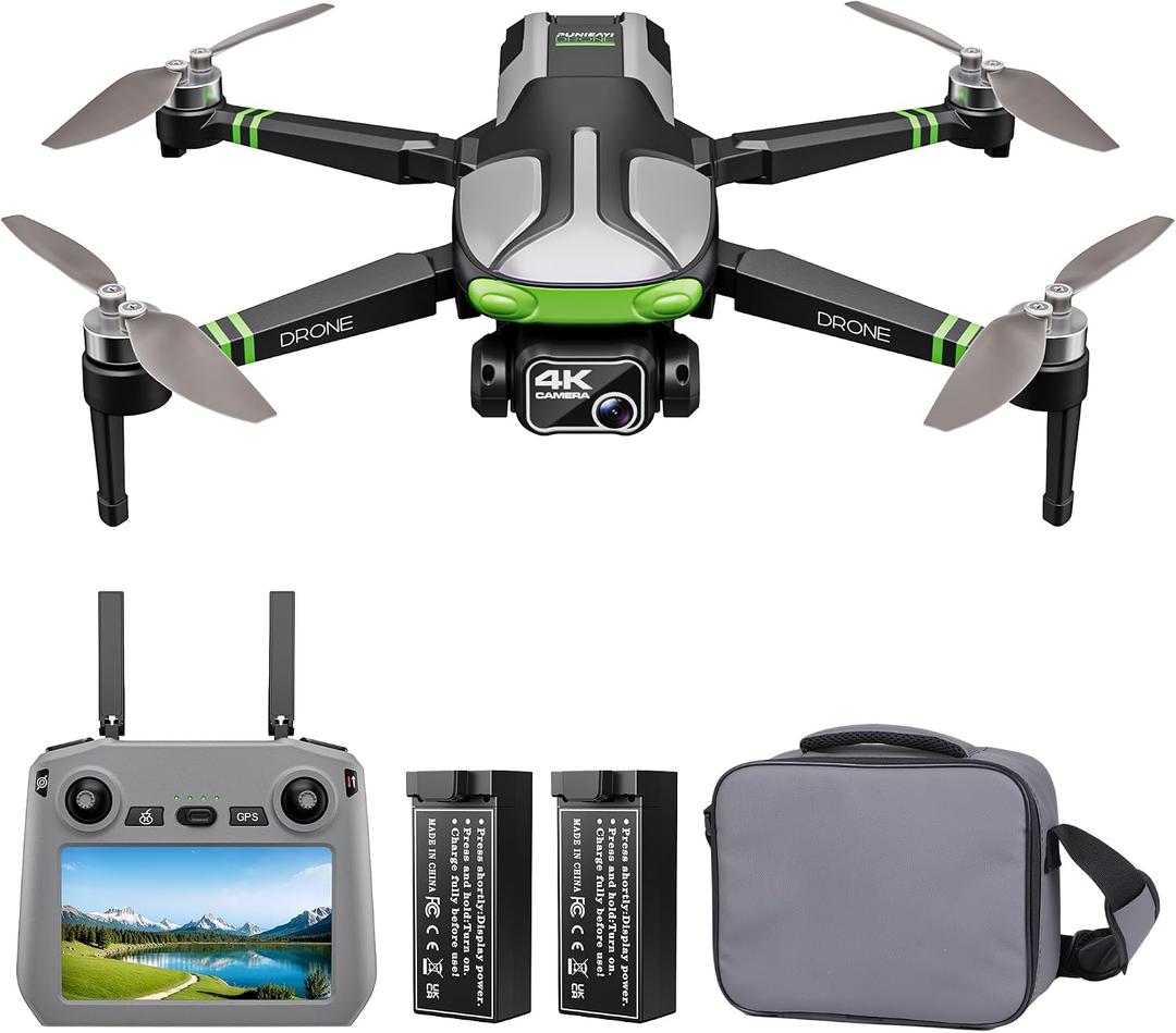 Drones with Camera for Adults 4K, 5.7" FPV Touchscreen, Auto Return, Follow
