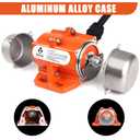 TOAUTO Concrete Vibrator Vibration Motor 100W AC 110V 3600rpm Aluminum Alloy Vibrating Vibrators for Shaker Table (100W)