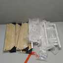 IBUYKE Spice Rack Wall Mount, 4 Tier Hanging Seasoning Organizer, Spice Rack for Wall for up to 50 Jars, Spice Organization for Kitchen Cabinet, Living Room, Bathroom, Pantry, Natural TLJ016R