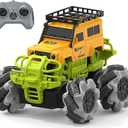 Remote Control Car,1:18 Off-road Monster Truck RC for Boys 2.4GHz All Terrain Truck Remote Control for Kids 4-12,WD All Terrain Off-Road Pickup,RC Car for Kids Christmas Birthday Gifts Boys Girls 4+ (Yellow Green)