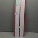 Self Adhesive Door Kick Plate 32 inches Acrylic Decorative Plates Pets Scratches Protector for Stick On 32 inches Doors, 1/10 inch Thickness 8"x 32" White