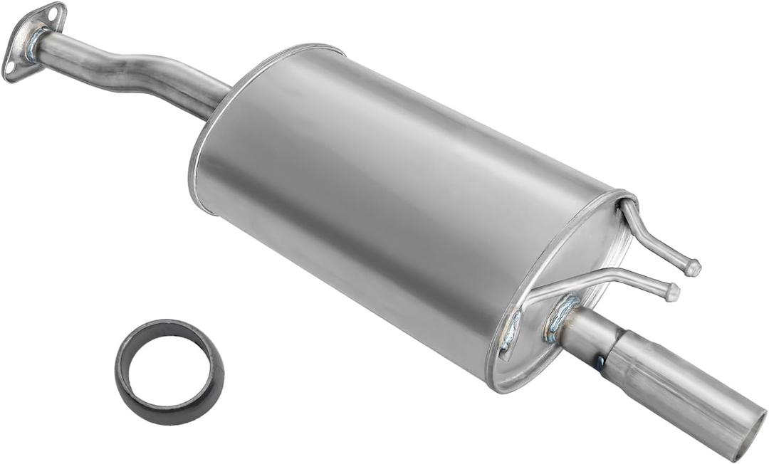 Rear Exhaust Muffler Compatible With 2006-2011 Honda Civic 1.3L/1.8L Muffler Exhaust