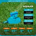 Aqua Joe AJ-OSPR20 Mini Oscillating Sprinkler on Sled Base 20 Nozzles, 4 Spray Patterns, up to 4,250 sq. ft. Coverage