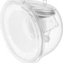 Momcozy Original S9 Pro/S12 Pro Replacement Accessories, Only Compatible with Momcozy S9 Pro/S12 Pro Breast Pump NOT for S9/S12 (Single-Sealed Full Set Collector Cup with 24mm Flange,180ml, 2 Pack) (Transparent)