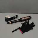 Upgraded Infrared Bounce Brush, Heated Thermal Round Brush with 5 Heat Settings & LED Display, 1.5 Inch lonic for Hair Straightener & Curling Wand, Dual Voltage, Blowout Look, Gifts for Women (Rose Gold)