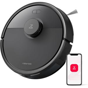 Roborock Q7 L5 Robot Vacuum and Mop Combo, 8,000Pa Suction, Upgraded from Q5 Pro, Dual Anti-Tangle System, LiDAR Navigation, Multi-Level Mapping, Self-Charging Robotic Vacuum Cleaner, Black