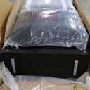 Vipbear Sectional Sleeper Sofa with Pull Out Bed, L Shaped 5 Seat Modular Sectional Sofa with USB Ports & Adjustable Backrest, Chenille Sectional Couches with Storage Seats for Living Room, Black