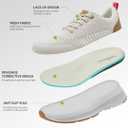 OrthoComfoot Women's Arch Support Orthopedic Walking Sneakers (Beige)