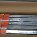 homdiy 10 Pcs 20 Inch Heavy Duty Center Mount Drawer Slides for Cabinet and Dresser Bottom Mount Drawer Slides 3/ 4 Extension Glide Track