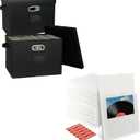 Lukeline 12 Inch Vinyl Storage Box and Vinyl Record Mailers, Sturdy LP Eco-Friendly Mailing Boxes, Easy to Fold and Fit Records for Packing, Shipping, Moving, 1 pack