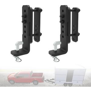 2PCS Sway Control Brackets for Equalizer Weight Distribution Hitch,Fits 3",4",5",6" Trailer Frames,for 6K14K LB Towing Capacity