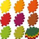 720 Pcs Maple Leaf Cutouts Paper 3.9 Inch Autumn Color Fall Cutouts for Bulletin Board Leaves Die Cuts Paper for Thanksgiving DIY Craft Projects Class Decor Classroom