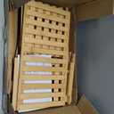 Laiensia Bamboo 5 Tier 6 Potted Plant Stand Rack Multiple Flower Pot Holder Shelf, Indoor&Outdoor Planter Display Shelves for Patio Garden, Living Room, Corner Balcony and Bedroom,Wood Color