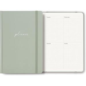 2026 Planner - Undated Monthly, Weekly & Daily Planner for Planning Your Success - To Do List, Habit Tracker, Hardcover, Aesthetic, Academic, Stylish School or Office Supplies (Sage, A5)