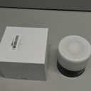 Security Camera with Bluetooth Speaker, 1080P Wireless Indoor Camera for Home Security/Baby/Pet, Clock Camera with Rotating Lens, 240 Viewing Angle, Night Light, Motion Detection (White)