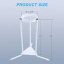 Upgraded RV Water Filter Stand with Triple-Prong Base, RV Filter Holder for Soft Soil & Hard Concrete Surfaces, Enhanced Stability & Anti-Kink Design - 1 Pack