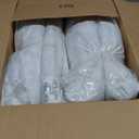 Feather Throw Pillow Inserts Set of 4, Soft Fluffy Square 20 x 20 Inches Decorative Pillow Insert, Feather and Down Euro Pillows for Bed, Couch and Cushion