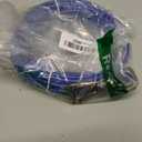 Tresbro 30FT Reflective Tie Out Cable for Dogs Up to 250 Pounds, Steel Wire Lead Leash Cable with Stainless Rotatable Clip, Lightweight and Enduring, Dog Lead Chains for Outside,Yard,Camping, Blue