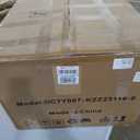 Upholstered Dining Chairs with Casters Modern Side Armchair with Rollers for Diningroom Bedroom Livingroom Reading Room, Flax Beige, 1 Box