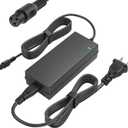 SGS Certified 42V 2A Power Adapter Powerfast 3-Prong Connector for 36V Sports Mod,and Pocket Mod 10S Lithium Battery,Charger Replacement for Electric Scooter