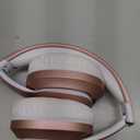 TuneFlux Wireless Bluetooth Headphones Over Ear, 80H Playtime, 3EQ Sound Modes, HiFi Stereo Headphones with Deep Bass, Foldable Bluetooth 5.3 Headsets for Smartphone/PC/Computer, Rose Gold