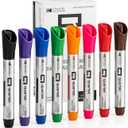 Quartet Dry Erase Markers, Glass Whiteboard Markers, Bullet Tip, White Board Dry Erase Pens for Teachers, Home, School & Office Supplies, Assorted Colors, 8 Pack (Q120000GBA)
