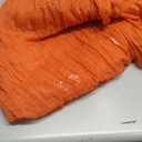 6 Pack Orange Cheesecloth Table Runner 10Ft Gauze Cheese Cloth Table Runner 35x120 Inch Boho Sheer Rustic Fabric for Christmas Party Decor Baby Shower Wedding Holiday Decorations